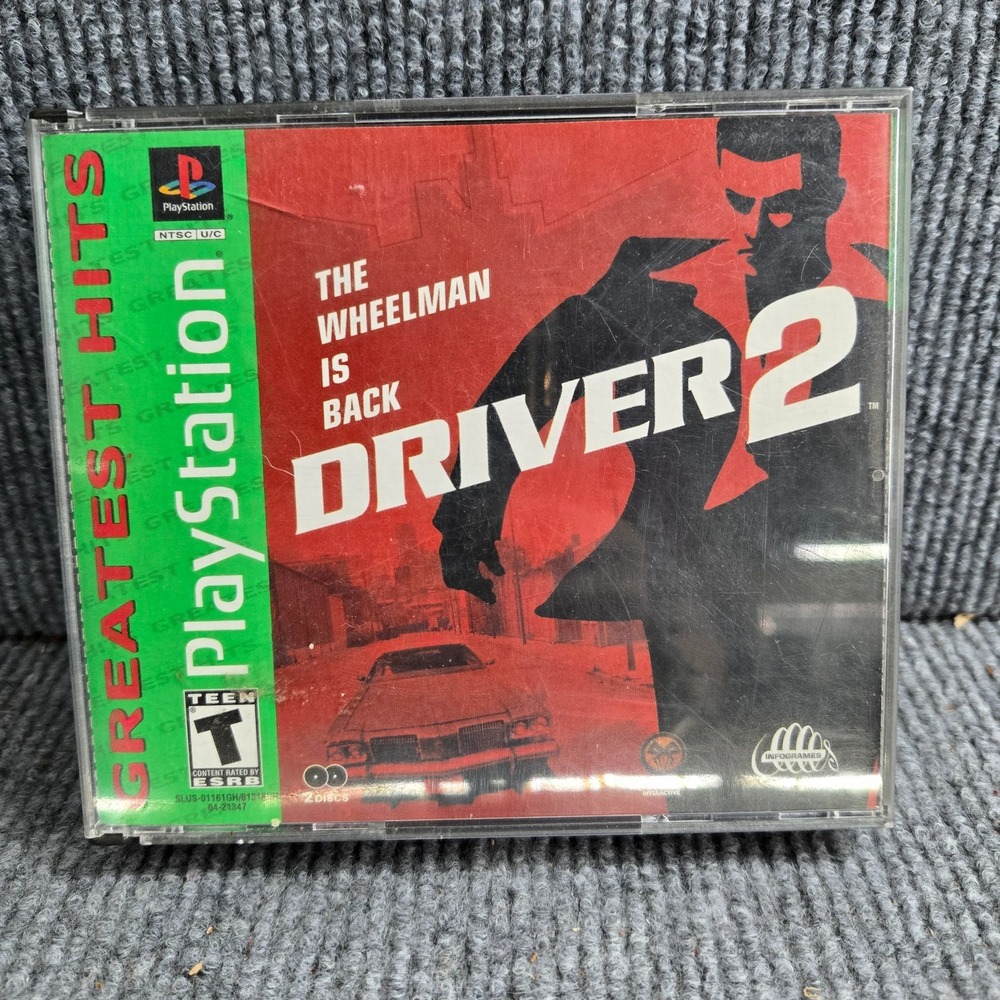 Driver‎ 2 Greatest Hits PS1 Game